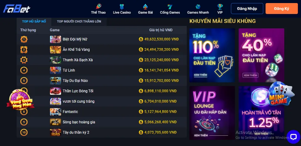 Các môn thể thao đa dạng khác tại 3in1bet